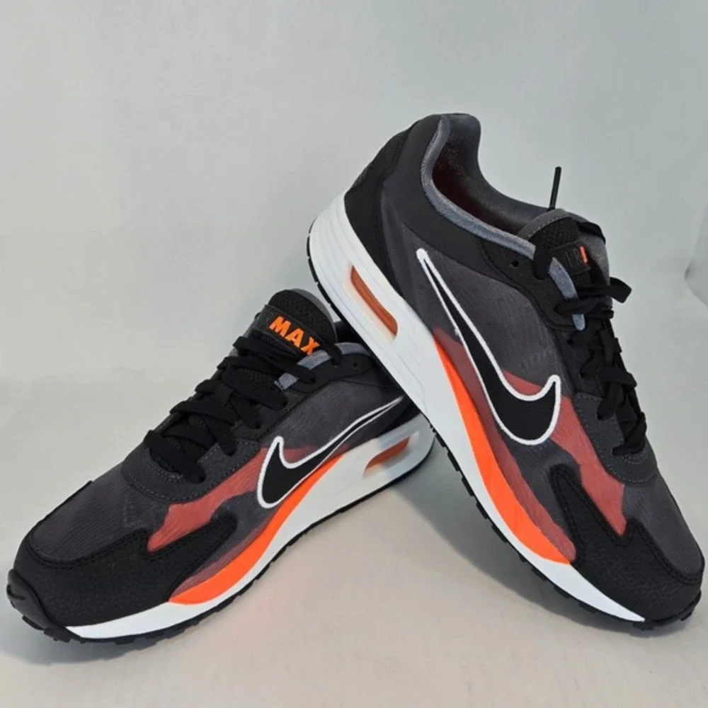 Nike Air Max Solo SE Anthracite Black Total Orange FJ2594-001 Mens 8 Womens‎ 9.5